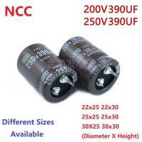 2Pcs/Lot NCC 390uF 200V 390uF 250V 200v390uF 250V390UF 22x25 22x30 25x25 25x30 30X25 30x30 Snap-in PSU Capacitor