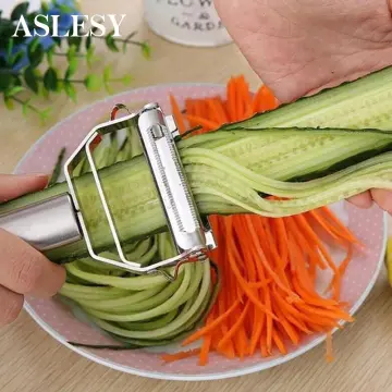 1pc 4-sided Multifunctional Vegetable Grater / Shredder For Carrots,  Potatoes And Other Vegetables, Stainless Steel Kitchen Tool