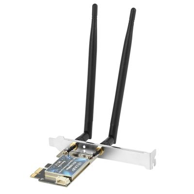 PCI-E 600Mbps WiFi Card Bluetooth 4.2 Adapter 2.4GHz/5GHz Dual Band Wireless Network Card with Antennas for Desktop PC