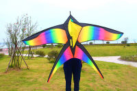 free shipping rainbow kite for kids bird kite nylon toys kites children kite fly line weifang kite factory ikite