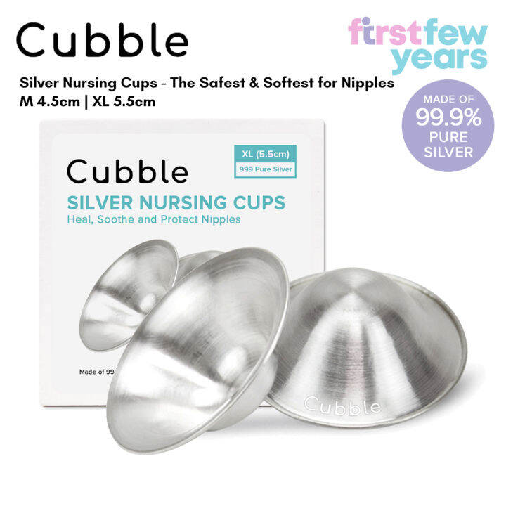 The Original Nursing Cups 999 Silver – Nipple Shields Regular 100% Silver  999