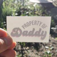 property of daddy- Cuckold Temporary Tattoo Fetish for Hotwife cuckold Stickers