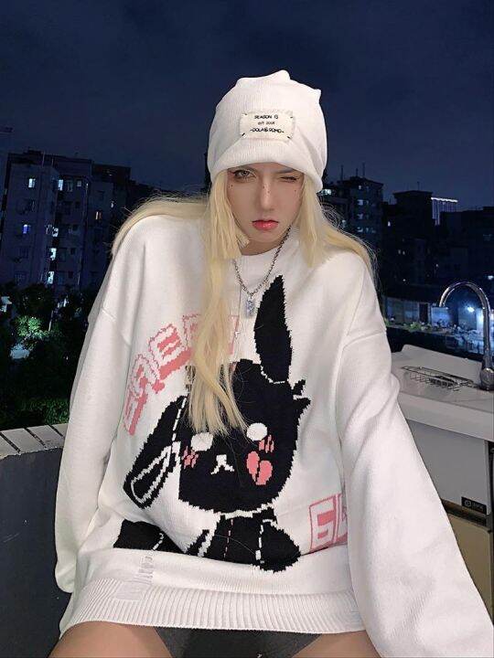 oversized-sweater-long-sleeve-knit-harajuku-winter-womens-pullover-y2k-fashion-bunny-print-kawaii-grunge-streetwear