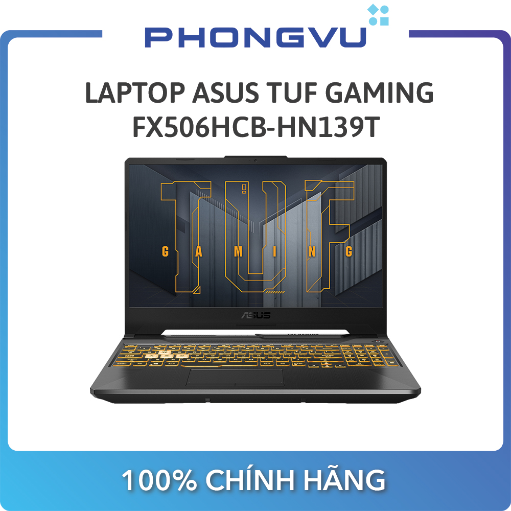 Laptop Asus TUF Gaming FX506HCB ( 15.6 inch FHD/i5-11400H/8GB/512GB SSD/RTX 3050/Win10 Home) (Xám)