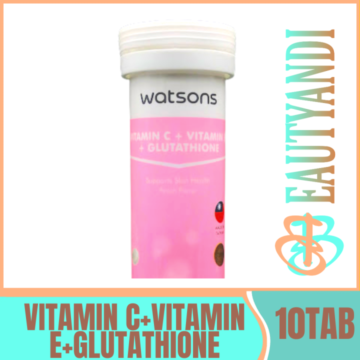 Watsons Vitamin C Vitamin E Glutathione Effervescent Tablet 10s Lazada Ph