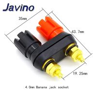 ♣✙✿ Banana plugs Couple Terminals Red Black Connector Amplifier Terminal Binding Post Banana Speaker Plug Jack