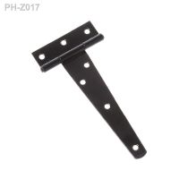 3/4/5/6/8/10/12 inch Black Paint T Shape Triangle Hinge Cabinet Shed Wooden Door Gate Hinges Hardware