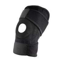 【cw】 Knee Brace Support Sleeve Adjustable Open Patella Stabilizer Protector Nylon Wrap for Arthritis Meniscus Tear  Running  Sports