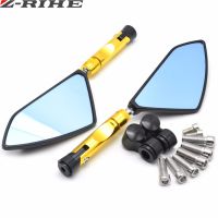 Universal CNC Aluminum Mirror Accessories Motorcycle Side Rearview Mirrors For YAMAHA YZF R1 R6 R3 R25 Tmax 500 530 MT07 MT09 FZ