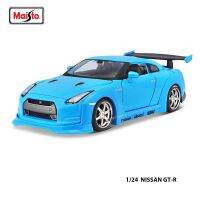 Maisto 1:24 Nissan โมเดล GT-R ความแม่นยำสูงสำหรับการสะสมโมเดลรถยนต์ของขวัญชุดดัดแปลง