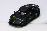 【✇】 Fashions King 1:64 JEC ประสิทธิภาพรถ Lamborghini Huracan LP610รถ Diecast สีดำ