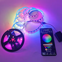 WS2812B Dream RGB Led Strip Lights DIY WLED Backlight For Room Sync Led Tape 5050 Diode Ribbon Wifi Control 1~5M Kit 5V