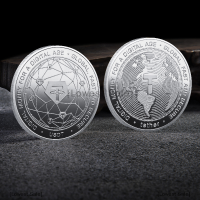 [Lowest Sale] Usdt cryptocurrency Physical Coin tether USD ทองคำขาวชุบ CRYPTO เหรียญ