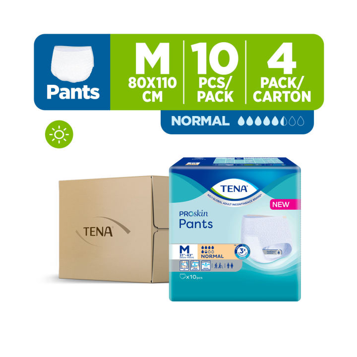 TENA Pants Normal M10s X 4