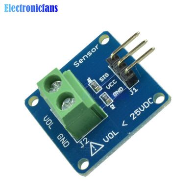 Dc Voltage Sensor โมดูลเครื่องตรวจจับแรงดันไฟฟ้า Arduino Dg New