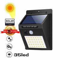 Solar motion sensor light 35led มีไฟหรี่