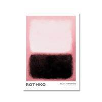 Mark Rothko ภาพจิตรกรรมฝาผนังหลายสีแบบนามธรรมที่มีชื่อเสียงผ้าใบวาดภาพโปสเตอร์และภาพพิมพ์ศิลปะห้องนั่งเล่นตกแต่งบ้านสมัยใหม่แบบนอร์ดิกพิมพ์บนผ้าใบ1ชิ้นภายในกรอบหรือไร้กรอบ (ขนาดของภาพสามารถปรับแต่งได้)