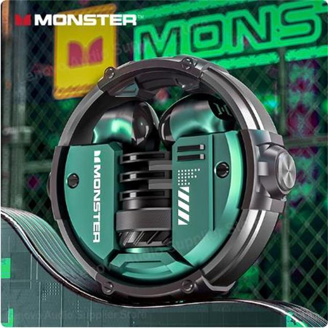 monster-xkt10-bluetooth-earphones-wireless-headphones-gamer-headset-waterproof-tws-noise-reduction-with-microphone-sports-earbud