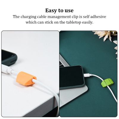 ”【；【-= Cable Organizer Wire Management Clips Holder Tabletop Winder Living Room