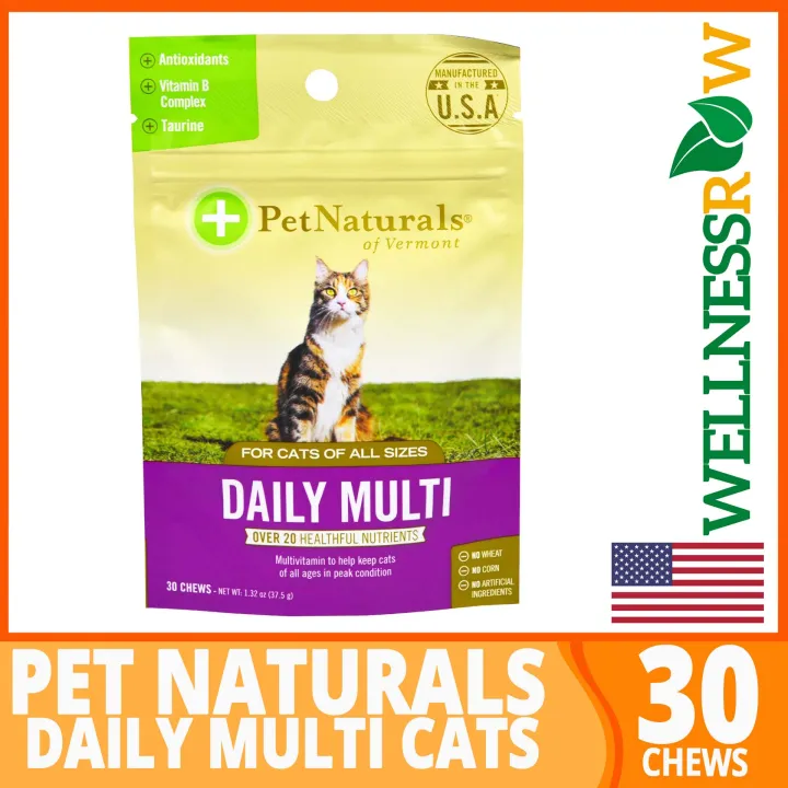 AUTHENTIC Pet Naturals of Vermont Daily Multi For Cats (30 Chews