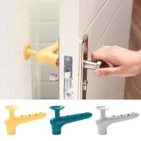 Suction Cup Type Anti-Collision Door Stopper Silicone Door Handle Silencer Protection Pad Suction Cup Type Silent Door Cover Door Hardware Locks