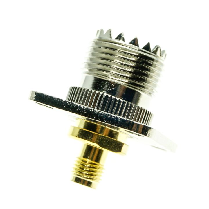 uhf-pl259-so239-to-sma-connector-coax-socket-uhf-female-jack-to-sma-female-plug-4-hole-flange-panel-mount-rf-coaxial-adapters-electrical-connectors