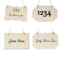 Personalized Custom Engraved Text Wall Hanging Wood Plate Wedding Birthday Newborn Nursery Wall Door Decor Welcome Sign Board