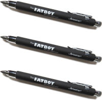 FastCap Fatboy Extreme Carpenter 5.5mm Mechanical Pencils with Clip, 3-Pack