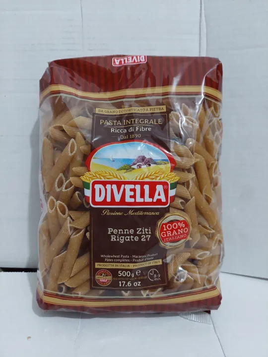 Divella Whole Wheat Penne Ziti Rigate Pasta 500 g Lazada PH