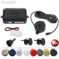 Hippcron Car Parking Sensor Kit 2 Sensors 22mm LED Screen Reverse Radar Sound Alert Indicator System 8 Colors