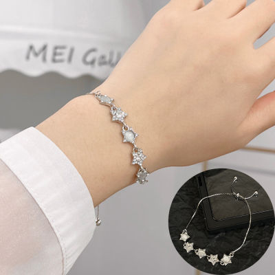 Couple Boudoir Jewellery Adjustable Opal Star Bracelet