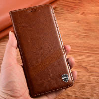 Vintage Genuine Leather Case for Nokia 2.1 2.2 2.3 3.1 Plus 3.2 4.2 6.2 7.2 Phone Wallet Flip Cover With Kickstand