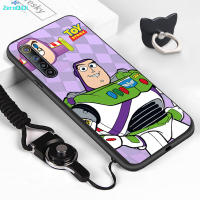 เคส ZeroQiQi สำหรับ Realme 6,Realme 6i,Realme 6 Pro เคส (แหวนใส่นิ้ว + เชือกเส้นเล็ก) Toy Story Buzz Lightyear Jessie เคสมือถือกันกระแทกเคสโทรศัพท์ป้องกัน TPU ซิลิโคนนิ่ม