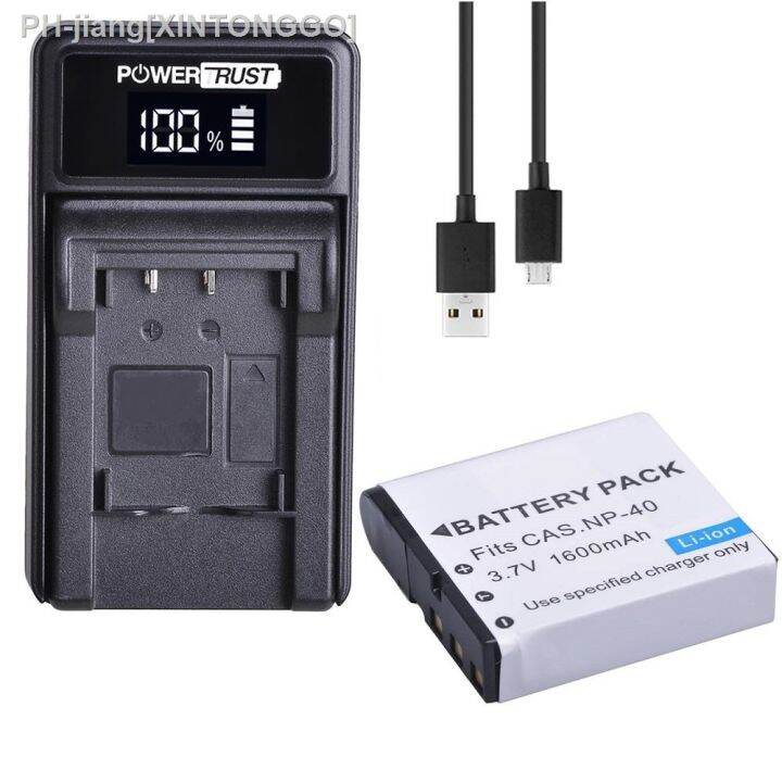 1600mah 37v Digital Battery Np 40 Np40 Cnp 40 Rechargeable Camera Batteries Np 40 Charger For 4950