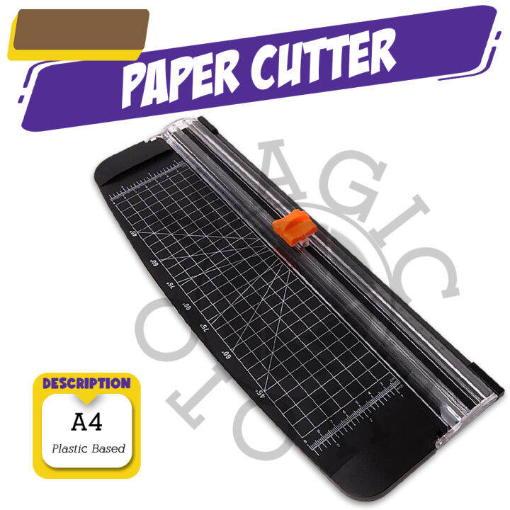 Magic photo Plastic Base Paper Cutter A4 Size Sliding Paper Cutter ...