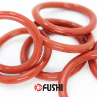 CS2mm Silicone O RING OD 55.566.577.588.59*2 mm 100PCS O-Ring VMQ Gasket seal Thickness 2mm ORing White Red Rubber