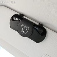 Car Glasses Case Holder Multi-function Clip for Peugeot 206 308 307 207 208 3008 407 508 Car Accessories