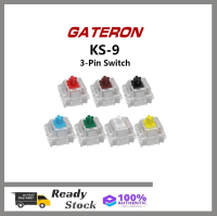 Gateron แป้นพิมพ์เกมกล Ks-9สวิตช์กุญแจสวิตช์สวิทช์สีแดง/สีน้ำเงิน/สีน้ำตาล