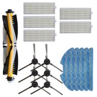 【LZ】☃✘✁  Kit de substituição para REDMOND RV-R500 Vacuum Motor Robot Cleaner Escovas Laterais Filtros Hepa Acessórios Peças Ventilador Filtro