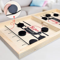 Fun Family Puck Game Wooden Table Chessboard Hockey Desktop Battle Board Party Games Parent-child Interactive Toy