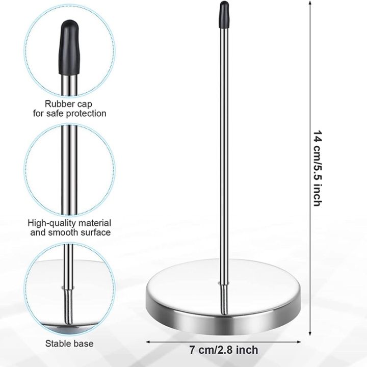 4pcs-ticket-holder-set-slide-check-rack-and-steel-receipt-holder-ticket-stabber-for-restaurant-ticket-rail-for-cafes-pub-office