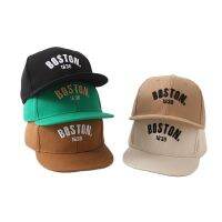 Doitbest 2023 Summer Boy Girl Cap เบสบอล Boston Letters Child Sun Hats Flat Brim Kids Child Peaked Caps Snapback Gorras Bones