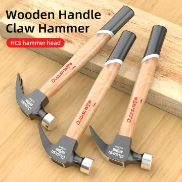 Short Handle Small Hammer Strong Magnetic Claw Iron Hammer Multifunctional  Nail Lifting Hammer Woodworking Wooden Hammer Tools