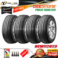 195/60R15 DEESTONE รุ่น TRANS R20  4 เส้น (ยางใหม่ปี2023) แถมจุ๊บยางแท้ 4 ตัว + เกจหน้าปัทม์เหลือง 1 ตัว (ยางรถยนต์ ยางขอบ15)