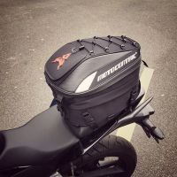 ✧ Motocentric Motorcycle Tail Bags Back Seat Bags Travel Bag Waterproof Motorbike Scooter Sports Luggage Rear Seat Rider Backpack