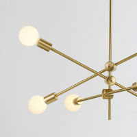 Modern home lighting fixture Sputnik Chandelier Home decor LED light Metal Ceiling Lamp Nordic Postmodern Hanging Lamp Lustre