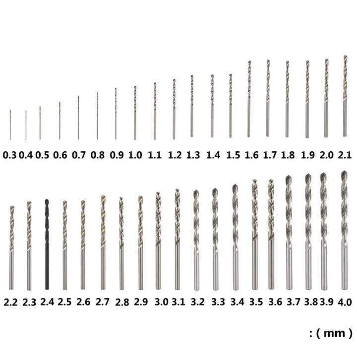 10ชิ้น-set-mata-bor-เกลียวเหล็กกล้าความเร็วสูง0-3-4-0มม-สำหรับ-dremel-สว่านไม้-ที่เจาะรูโลหะ