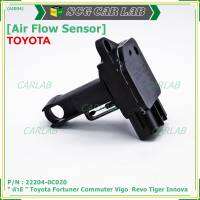 ***ราคาพิเศษ***ของใหม่ 100%  AIR FLOW SENSOR TOYOTA  " ตัวE " Toyota Vios Fortuner Commuter Vigo  Tiger Innova  รหัสแท้ :22204-0C020 พร้อมจัดส่ง