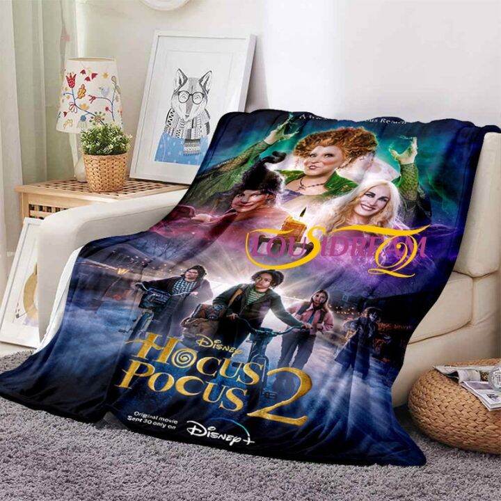 cw-hocus-pocus-throw-blanket-horror-blankets-for-beds-size-soft-bed-sheet-rome-cover-travle