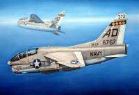 งานอดิเรกของเจ้านาย87209 1/72 TA-7C CORSAIR II (โมเดลพลาสติก) ชุดก่อสร้างเครื่องบิน